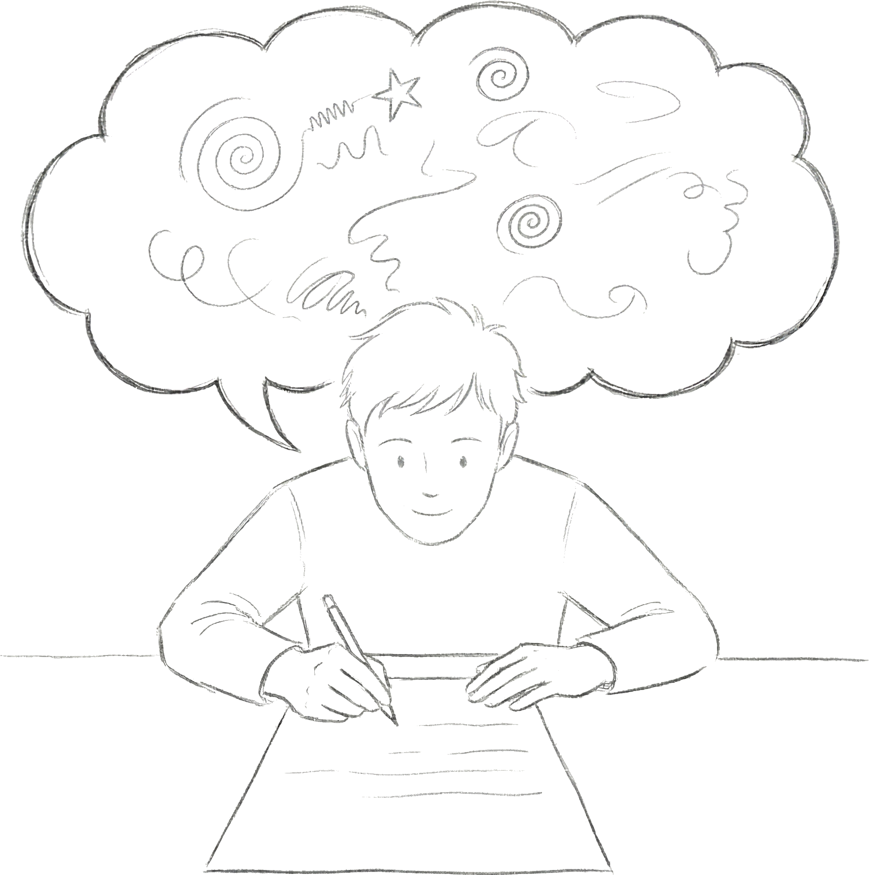 Thoughts become clearer when written